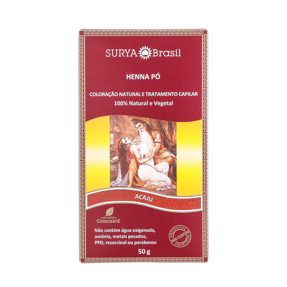 Henna em Pó Natural 50g Surya Brasil 50g