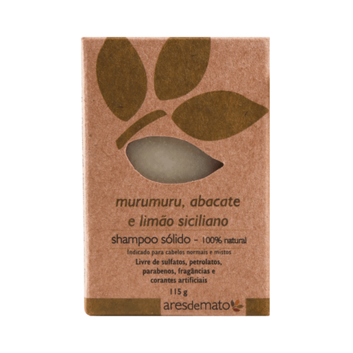 Shampoo-Solido-Natural-de-Murumuru-Abacate-e-Limao-Siciliano-115g---Ares-de-Mato