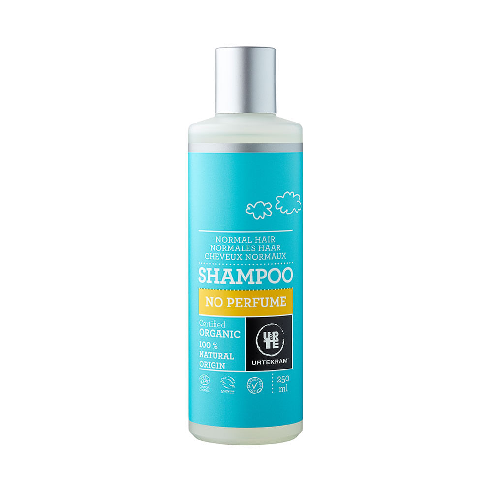 Shampoo Sem Perfume Orgânico para Cabelos Normais 250ml Urtekram Renner