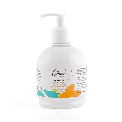 Shampoo-e-Bodywash-Natural-com-Calendula-315ml-Cativa-Natureza